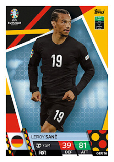 Leroy Sane Germany Topps Match Attax EURO 2024 #GER16